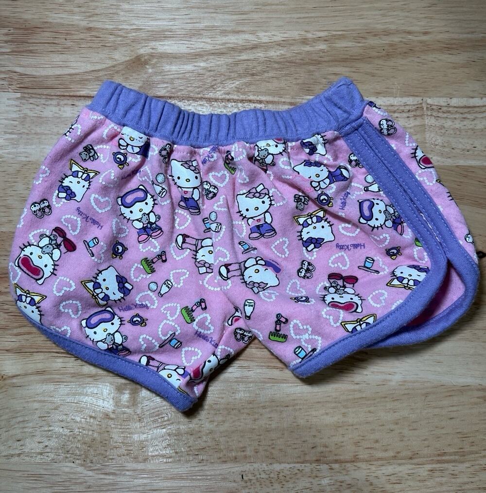 Hello Kitty Build a Bear Workshop BABW Pajama Bottoms Vintage